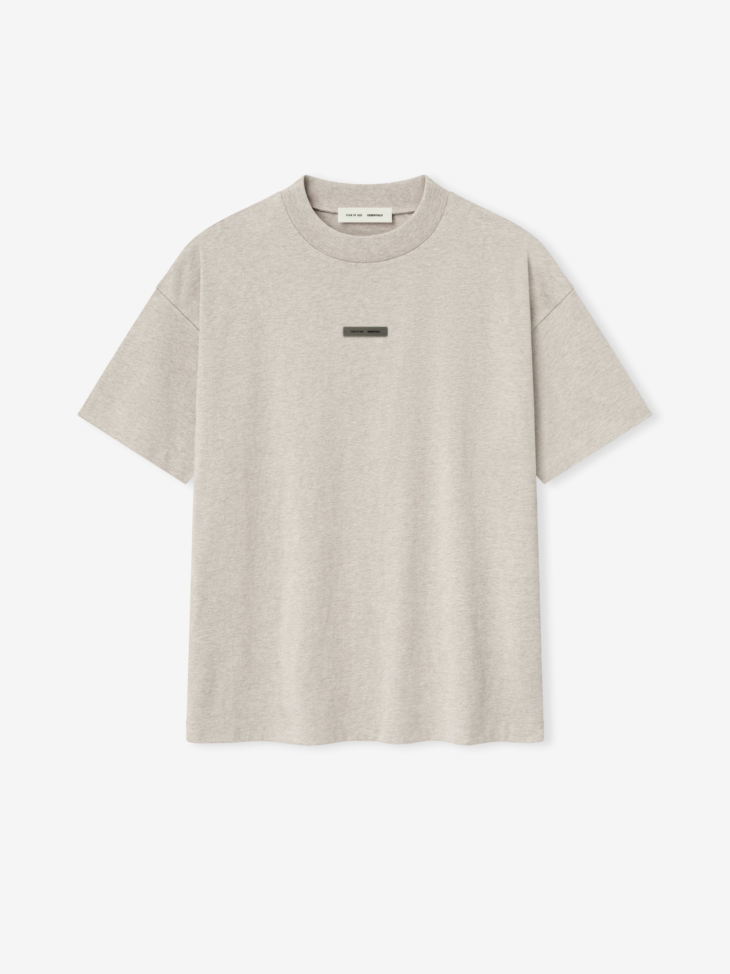 Essentials Classic Tee Heather Stone