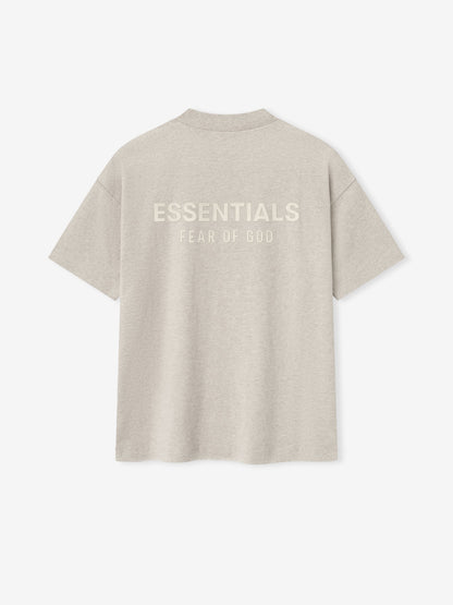 Essentials Classic Tee Heather Stone