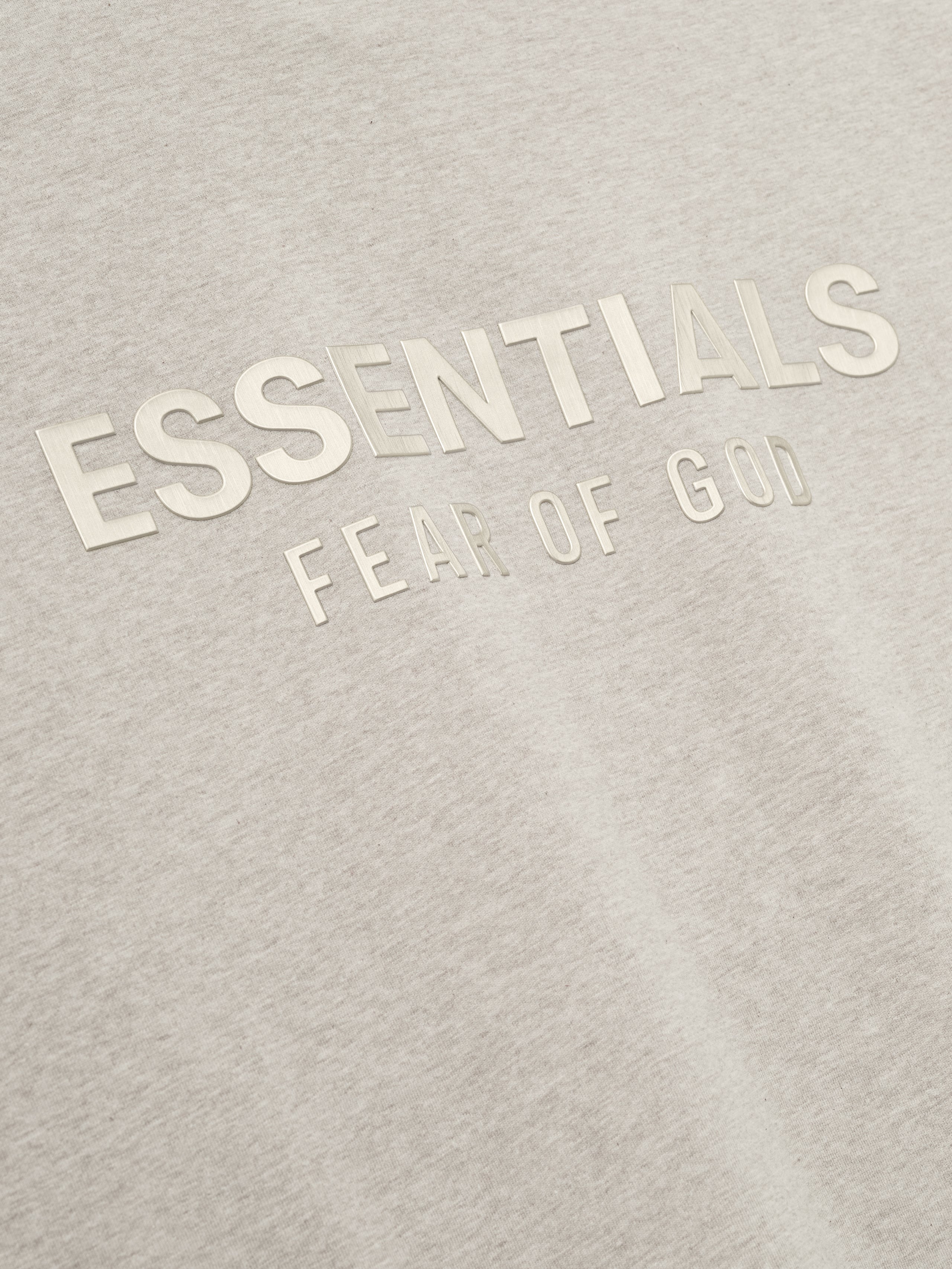 Essentials Classic Tee Heather Stone