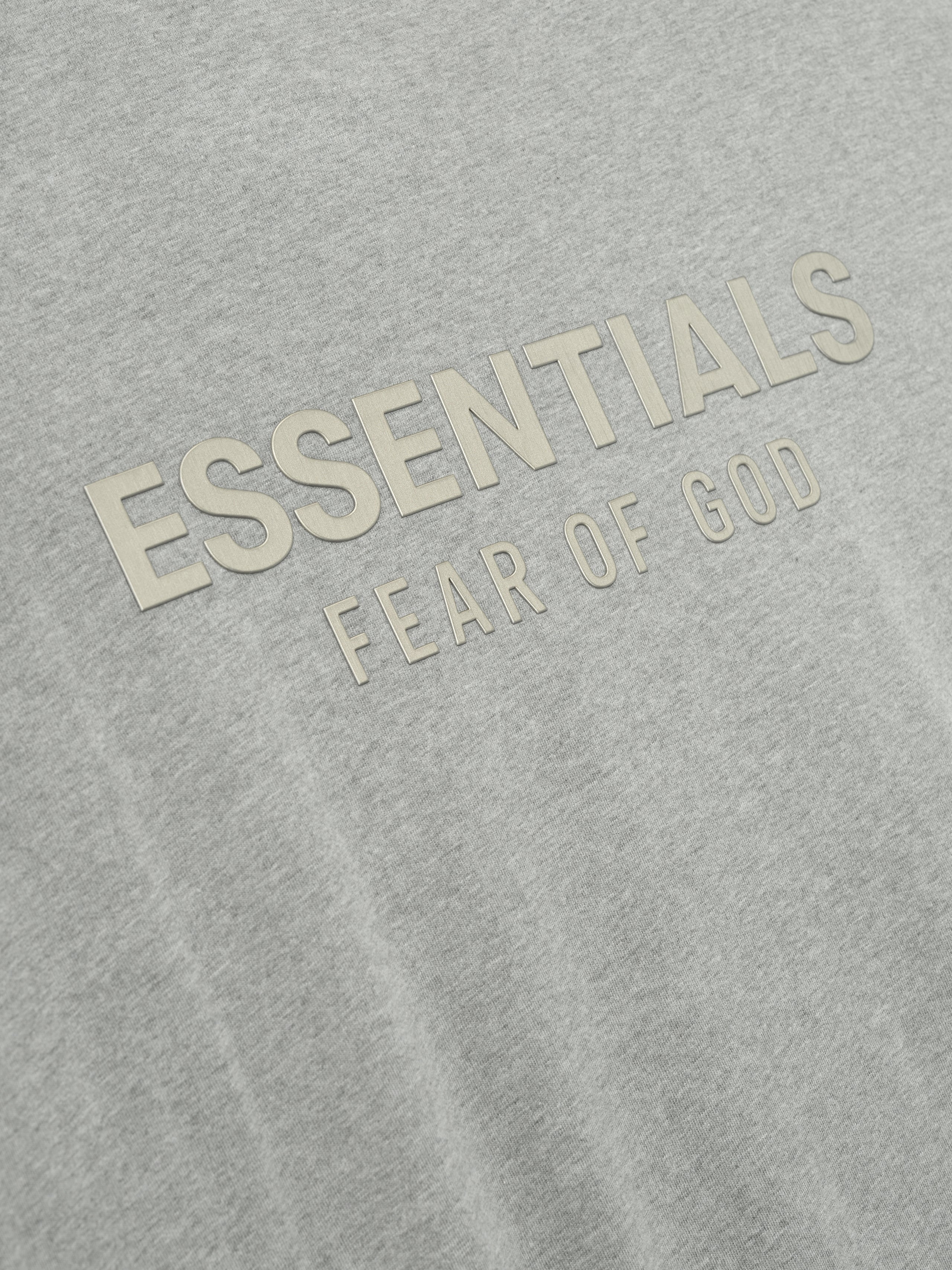 Essentials Classic Long Sleeve Tee Concrete Heather