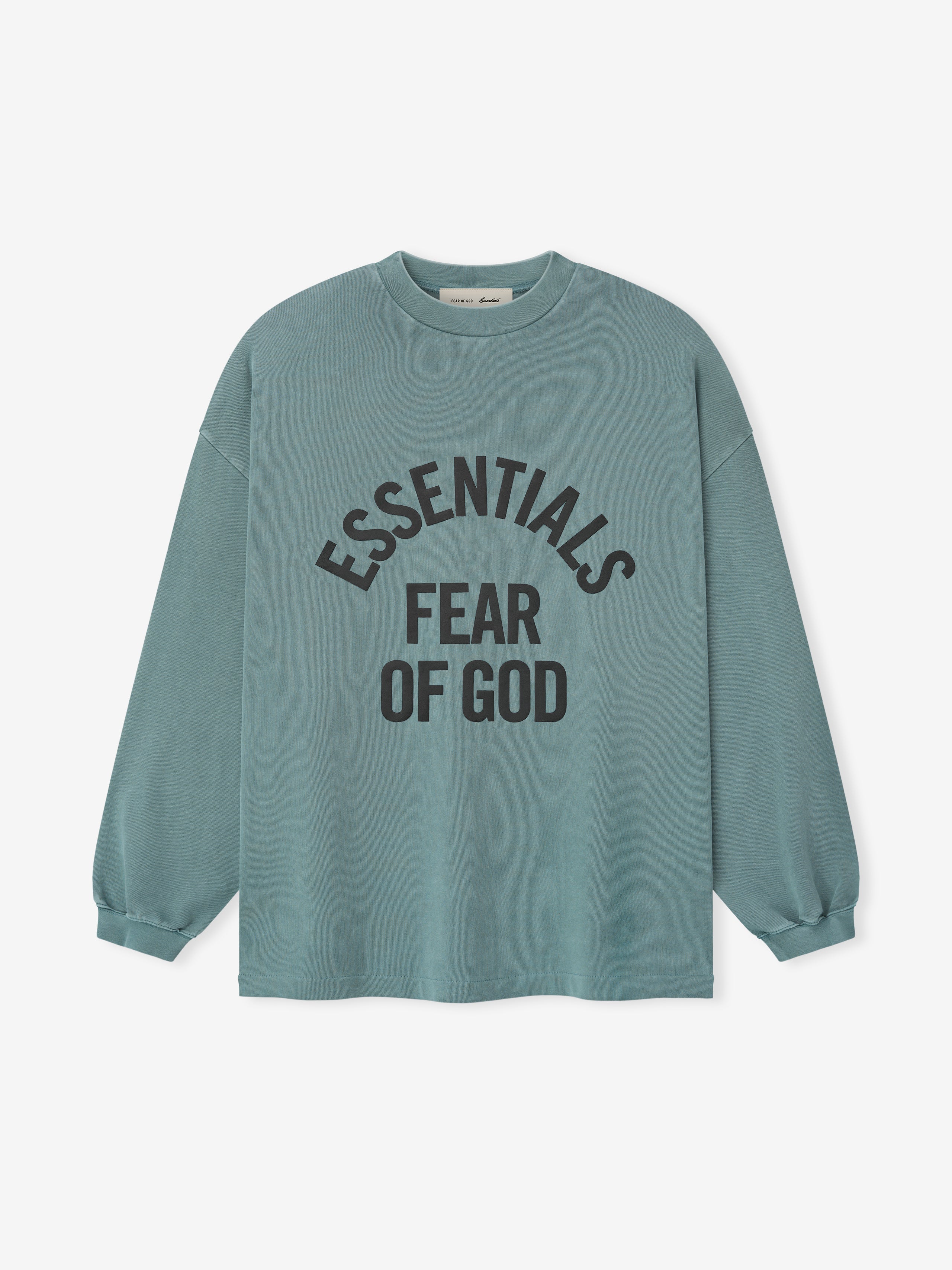 Essentials Campus 90S Long Sleeve Tee Faded Coastal