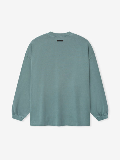 Essentials Campus 90S Long Sleeve Tee Faded Coastal