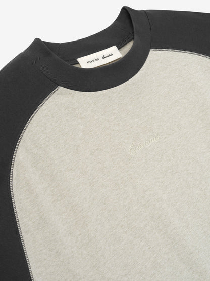 Essentials Signature Baseball Tee Iron Grey