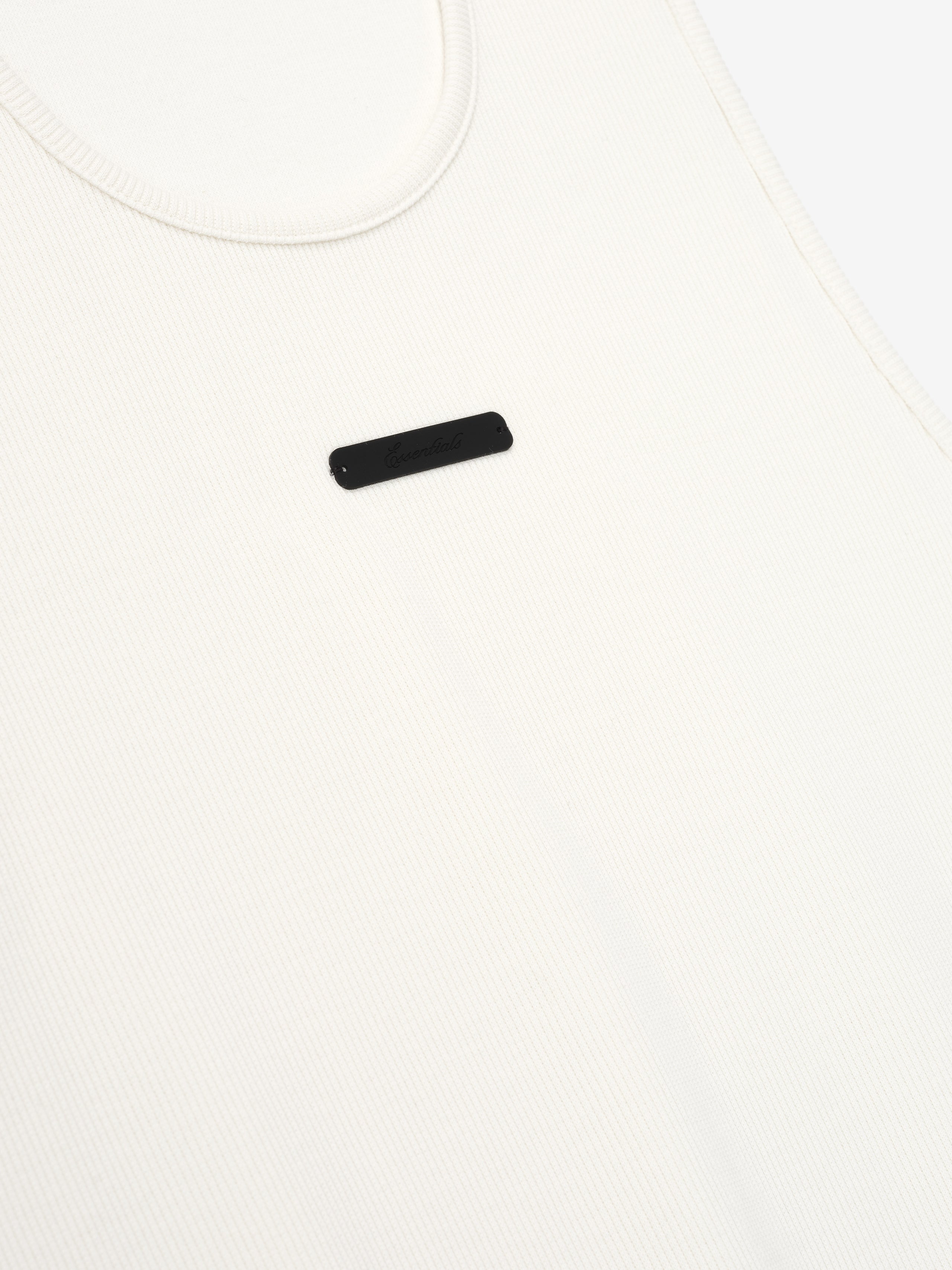 Essentials Rib Tank Ivory