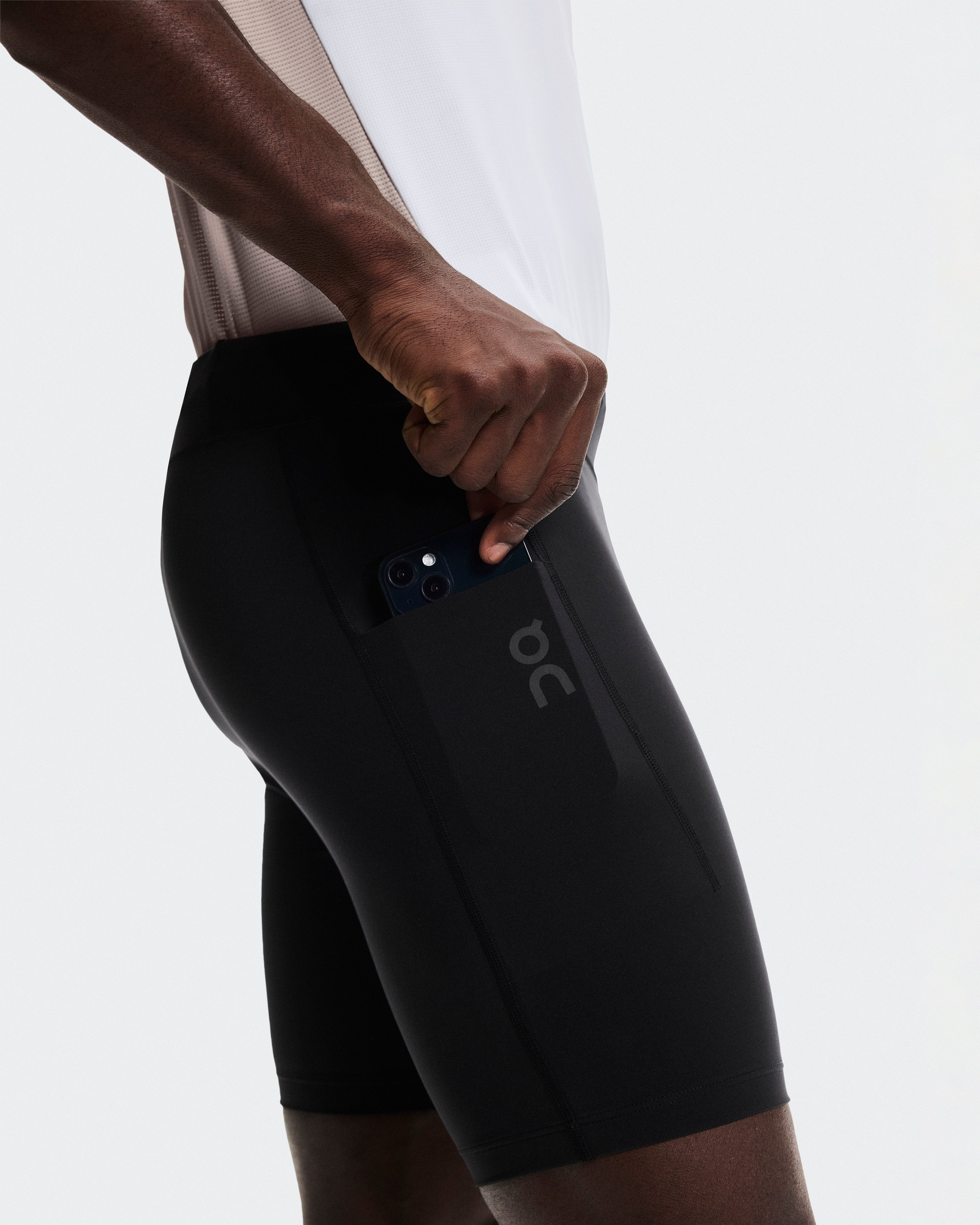 On 8" Performance Tights Black