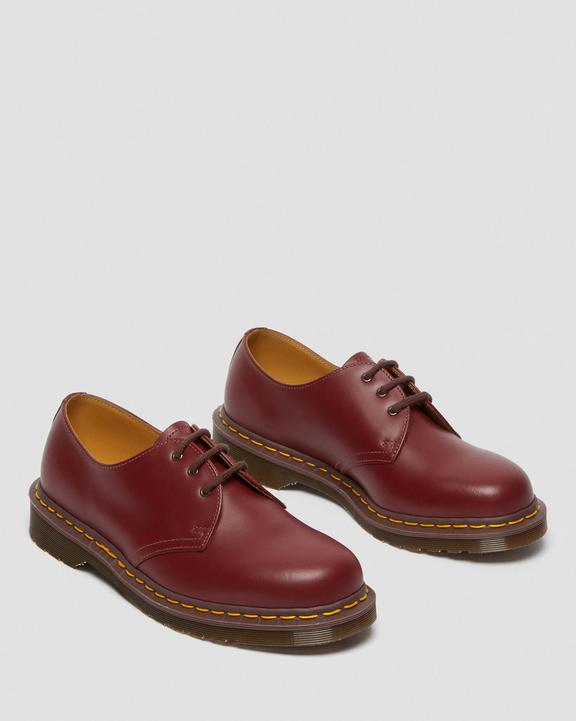 Dr. Martens 1461 Vintage Made In England Oxford Shoes Red - Womens