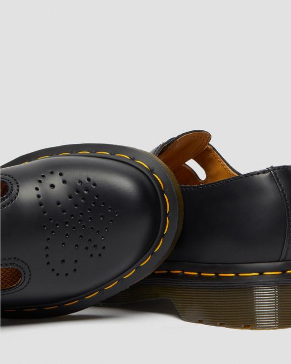 Dr Martens 8065 Smooth Leather Mary Jane Shoes - Black