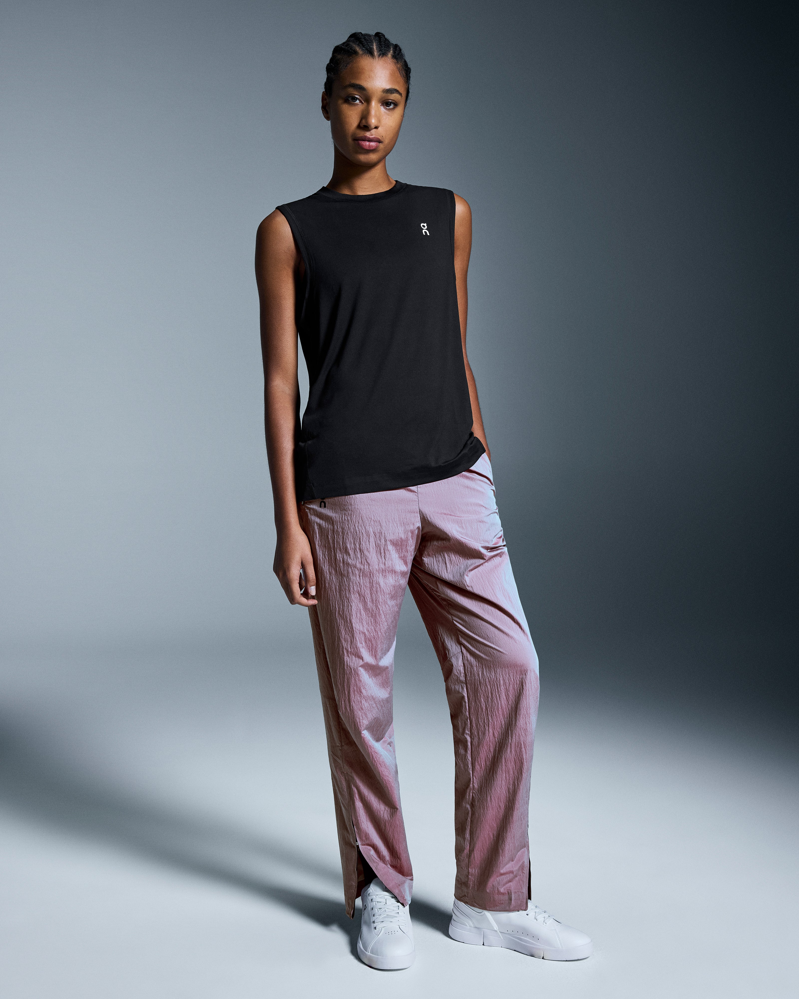 On Courtside Tank Black (Women'S)