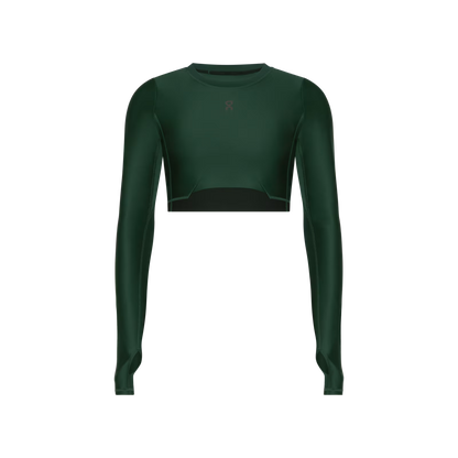 On Train Long Sleeve Crop Obsidian (Women'S)