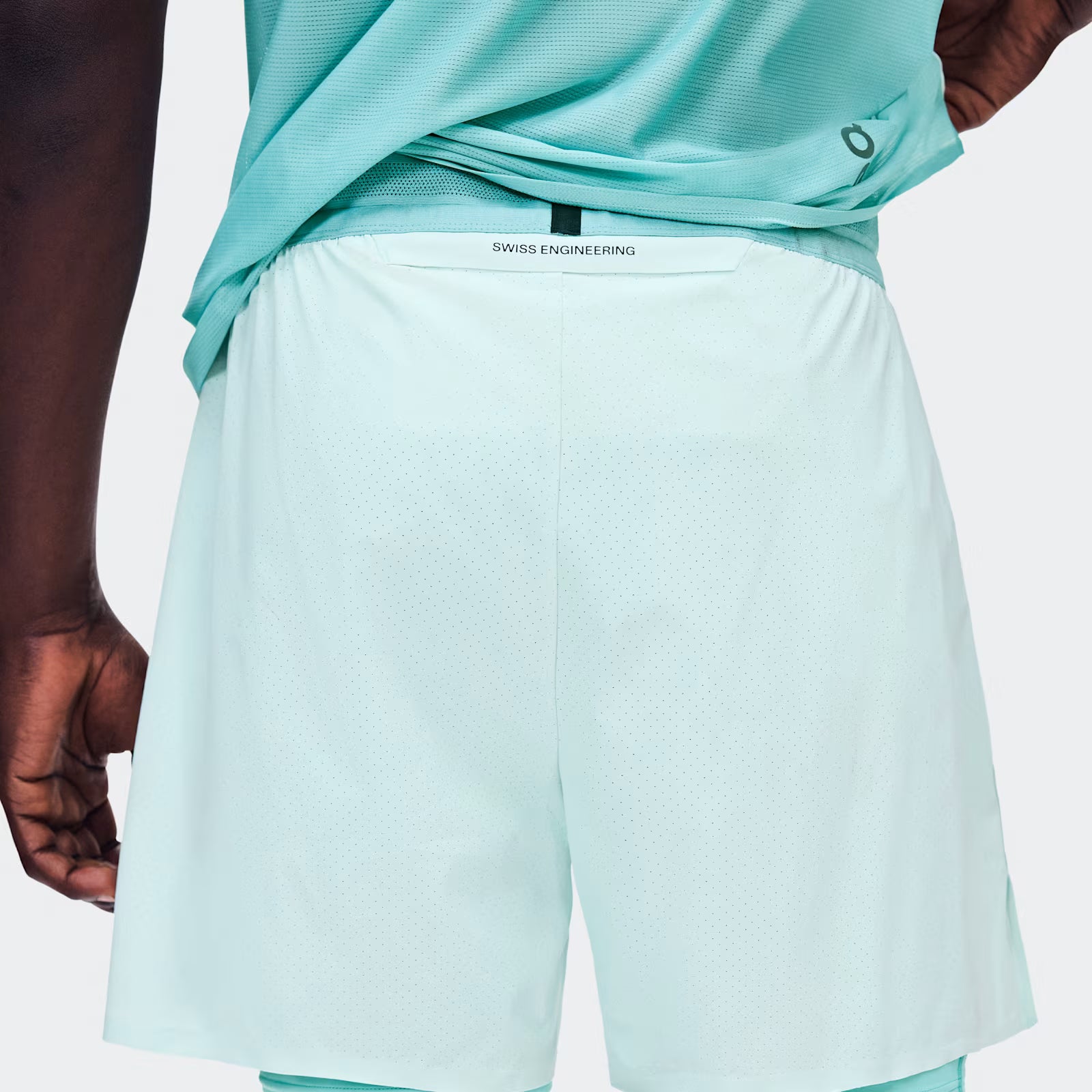 On 5" Performance 2/1 Shorts Flurry | Aquamarine