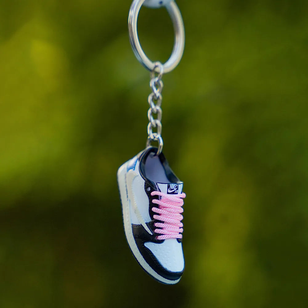 3D Sneaker Keychain Nike AJ1 Low Travis India | Kicks Machine