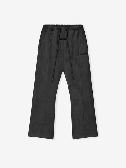 Essentials Suede Fleece Flare Sweatpant Iron Grey