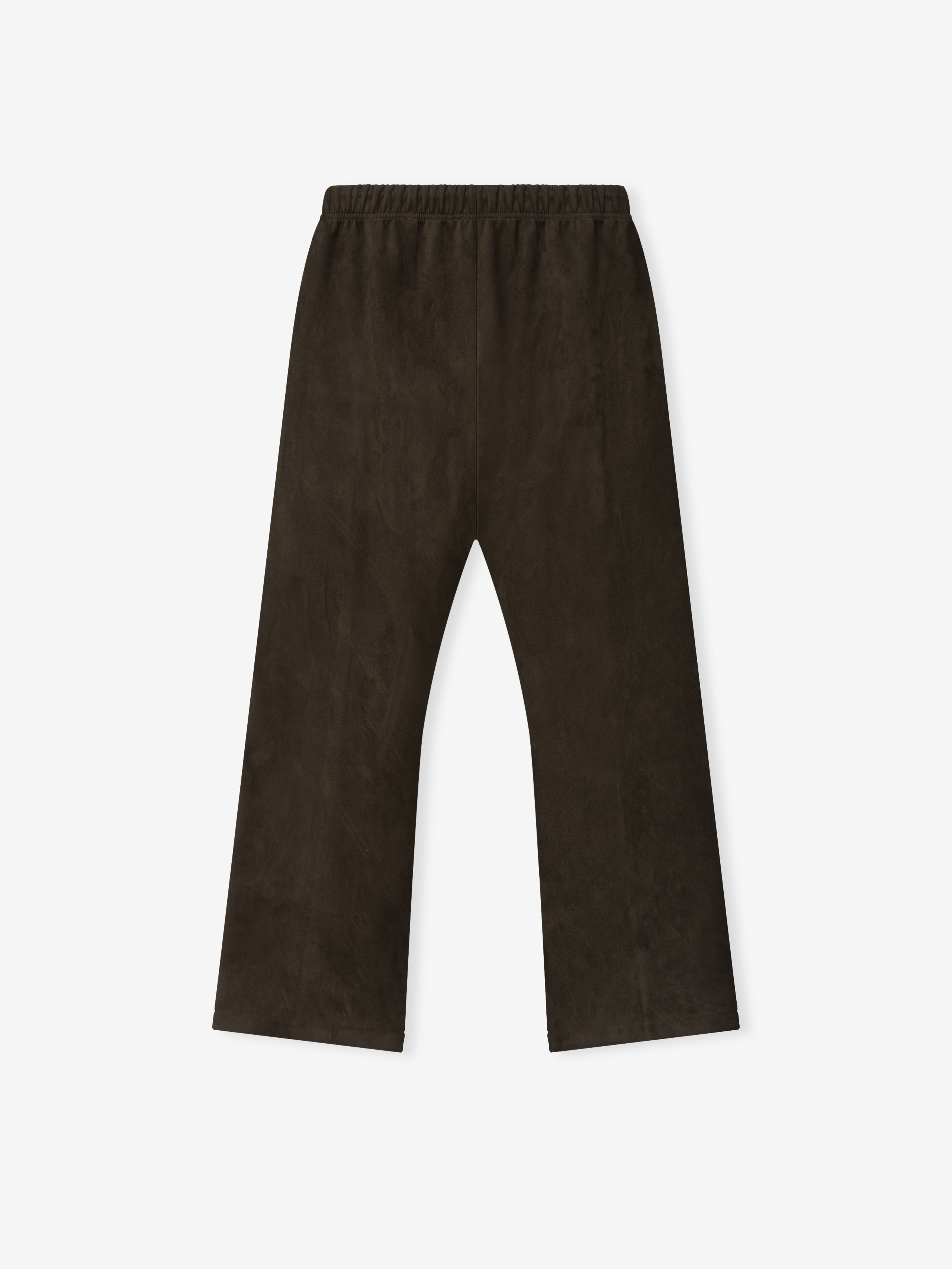 Essentials Suede Fleece Flare Pant Brown
