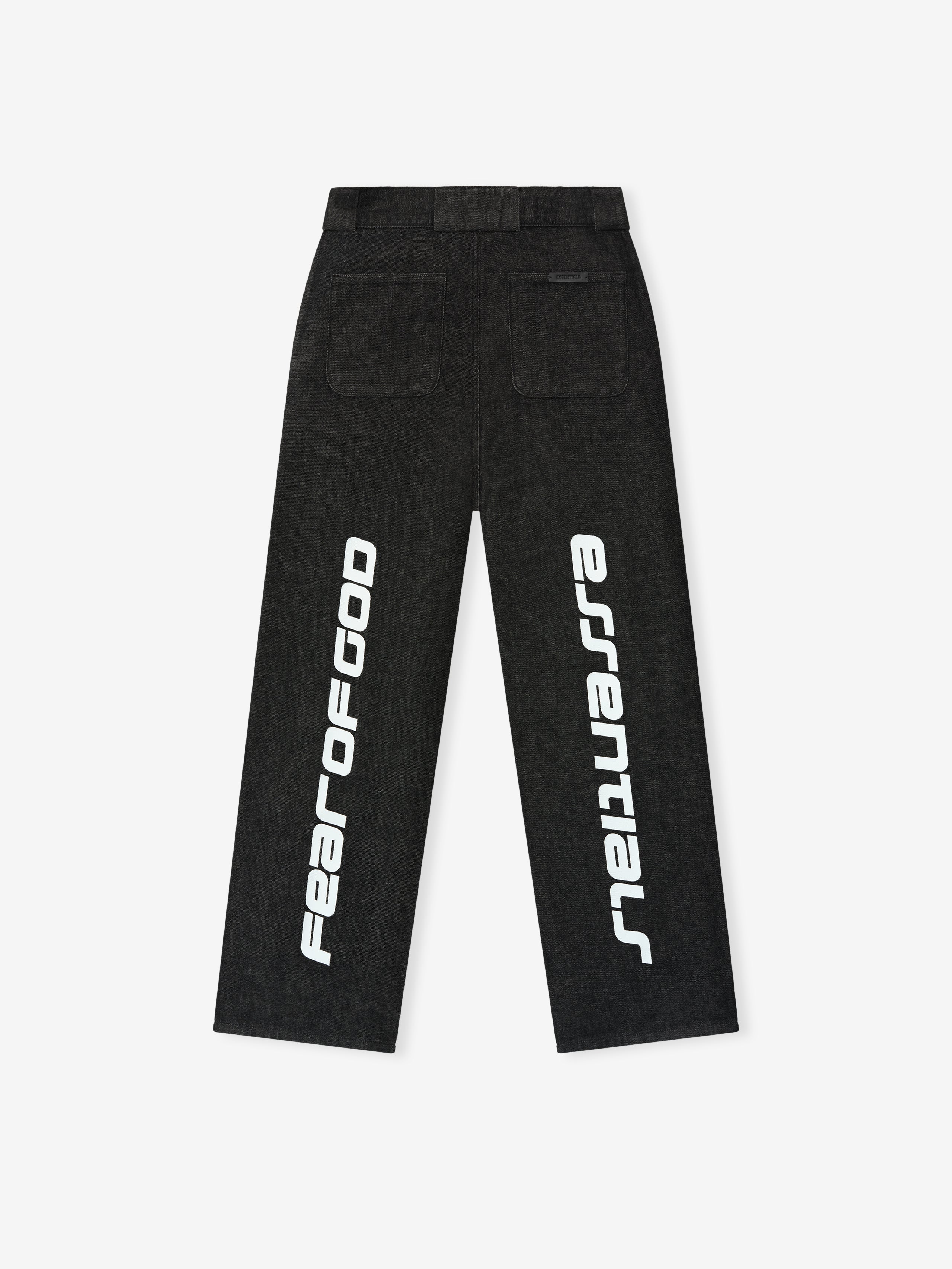 Essentials Denim Work Pant Vintage Black