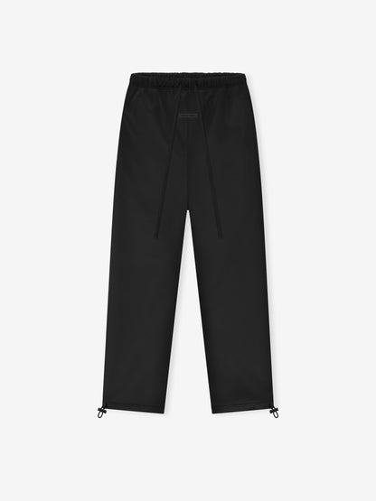 Essentials Bonded Satin Relaxed Track Pant Jet Black