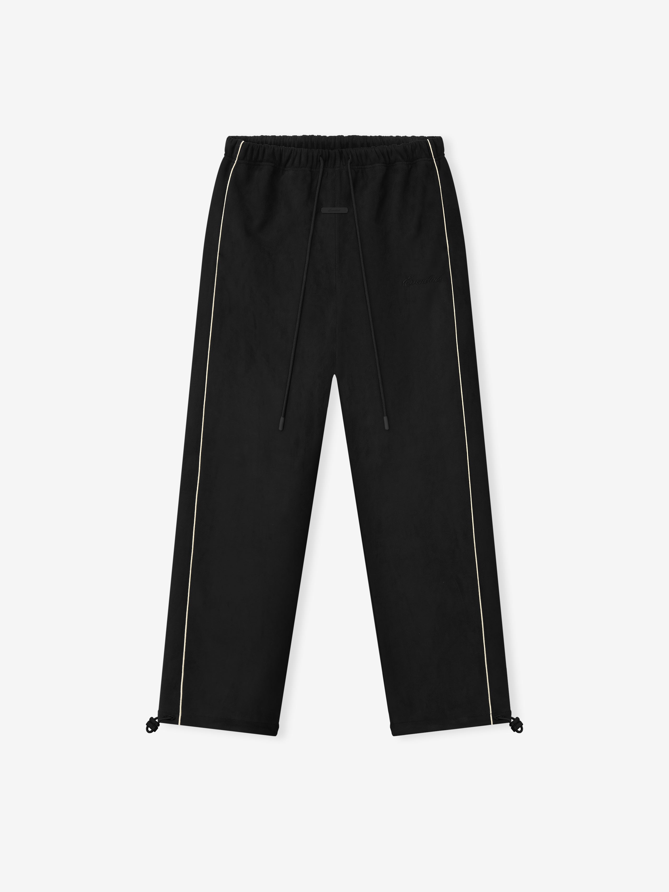 Essentials Suede Fleece Signature Relaxed Pant Vintage Black