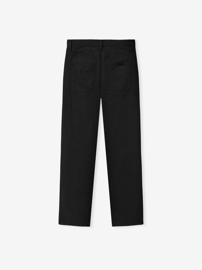 Essentials Textured Nylon 5 Pocket Pant Vintage Black