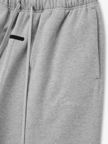 Essentials Signature Classic Fit Flare Sweatpant Concrete Heather