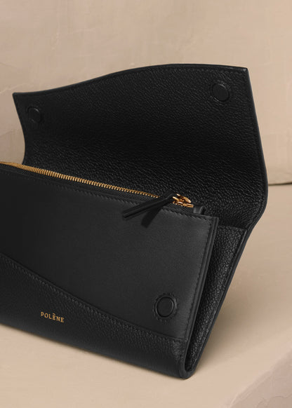 Polene Sierra Wallet Duo Black