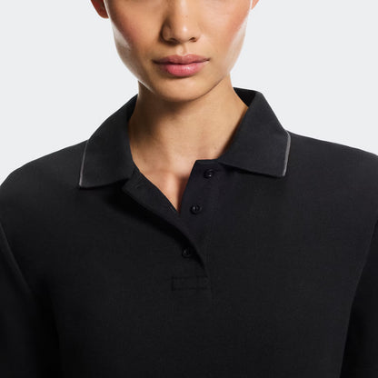 On Courtside Polo Black | Eclipse (Women'S)