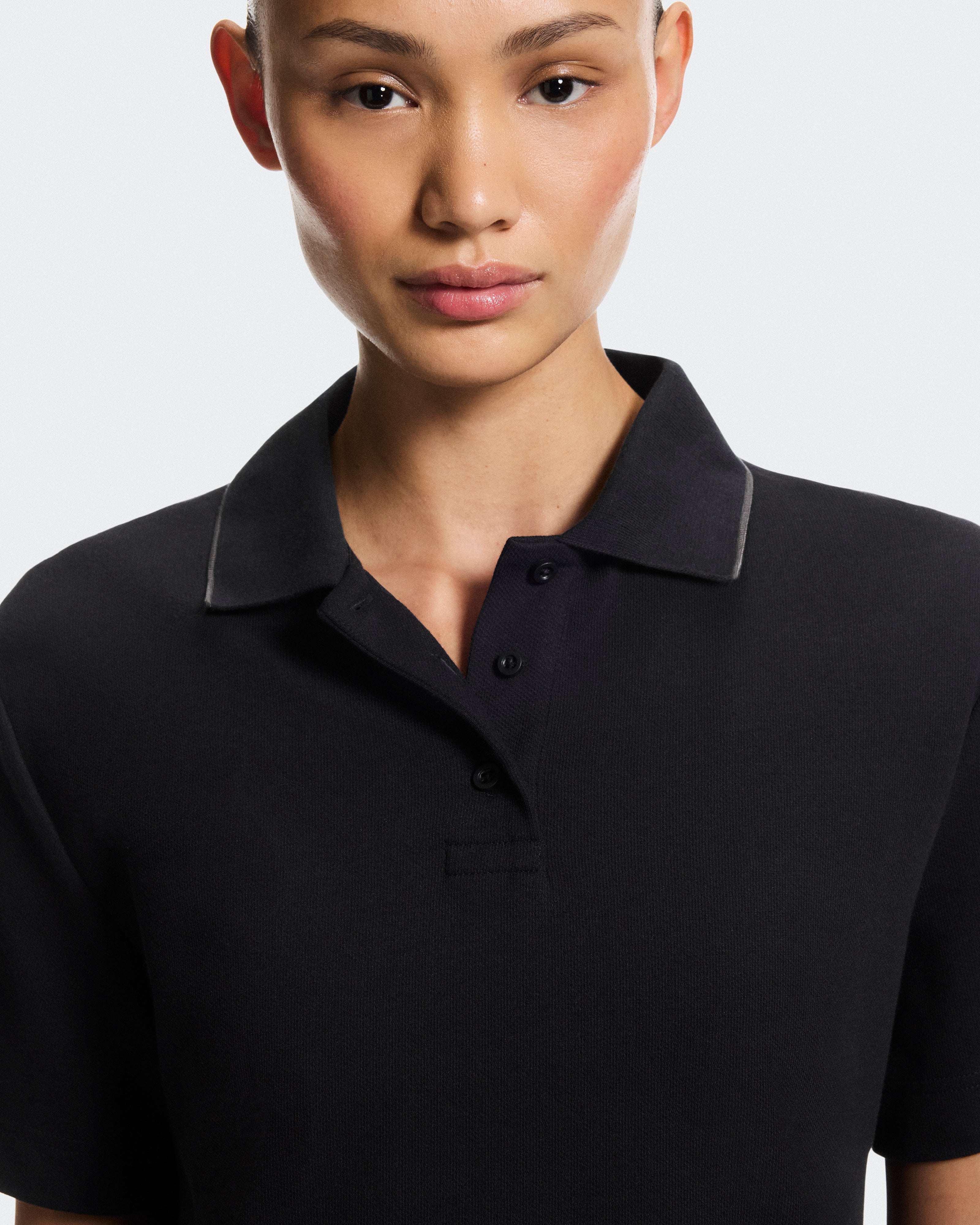 On Courtside Polo Black | Eclipse (Women'S)