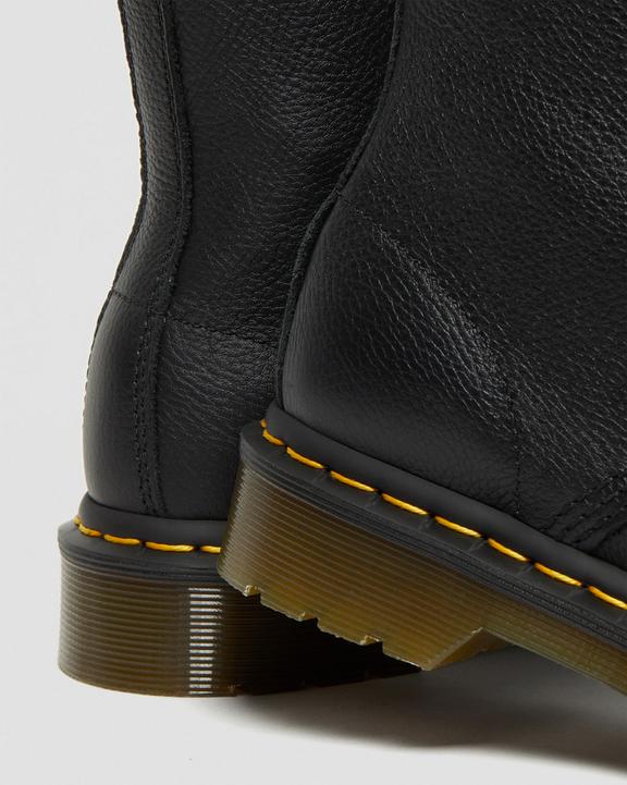 Dr Martens Pascal Virginia Leather Lace Up Boots - Black