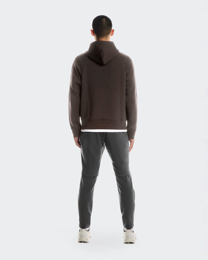 On Focus Tech Zip Hoodie Pebble