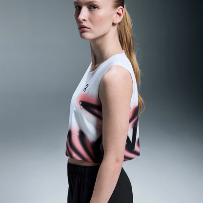 On Pace Tank Undyed-White (Women'S)