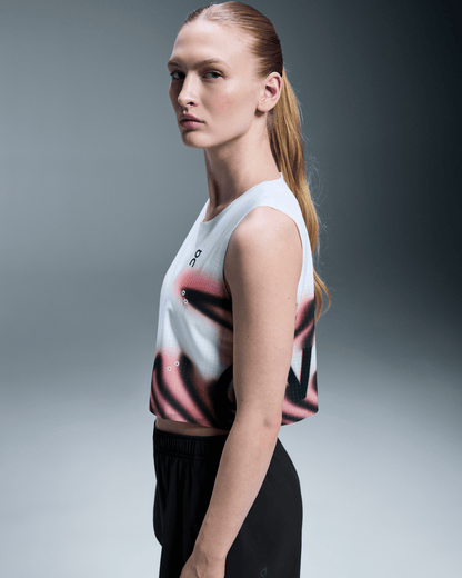 On Pace Tank Undyed-White (Women'S)