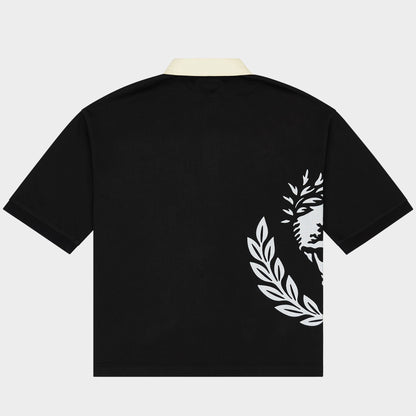 Godspeed Victor Oversized Crest Polo (Black)