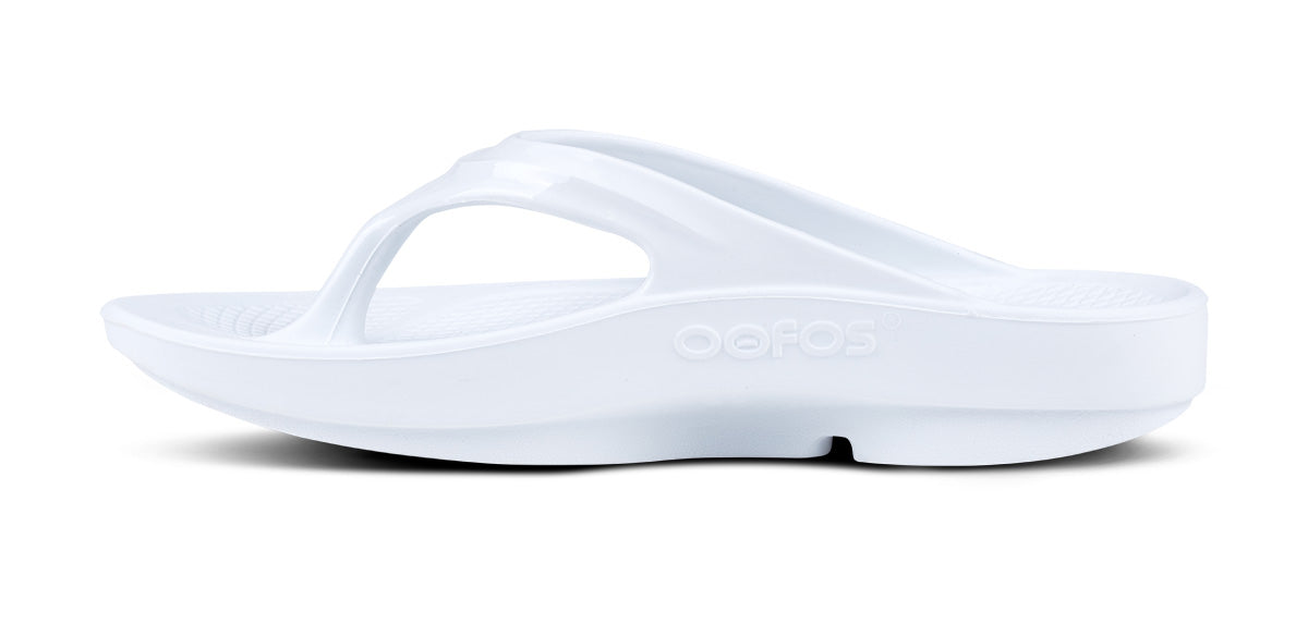 Oofos Women's Sandal White