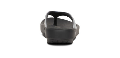 Oofos Women's Luxe Sandal Shimmer Blue