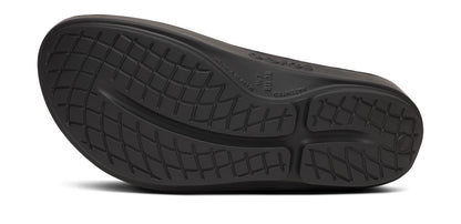 Oofos Women's Luxe Sandal Shimmer Blue