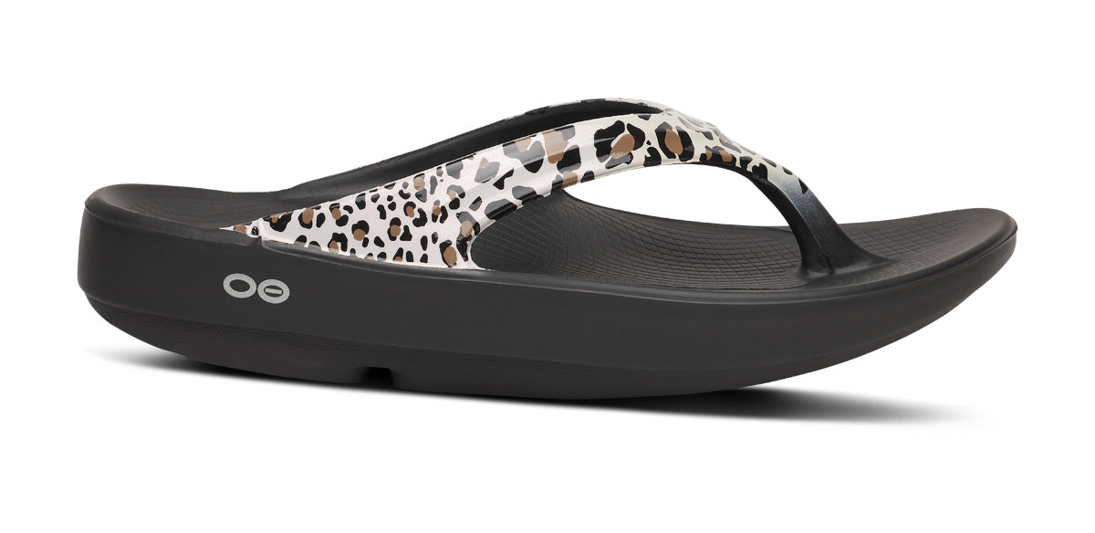 Oofos Women's Limited Sandal Leopard