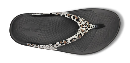 Oofos Women's Limited Sandal Leopard