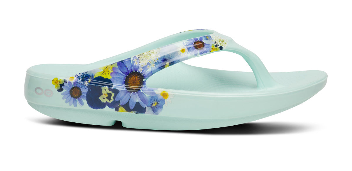 Oofos Women's Limited Sandal Mint Blossom