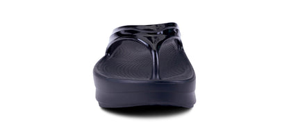 Oofos Women's Platform Sandal Black