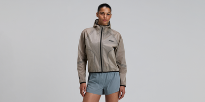 Bandit Womens Velorip Ultralight Windproof Jacket Oatmeal