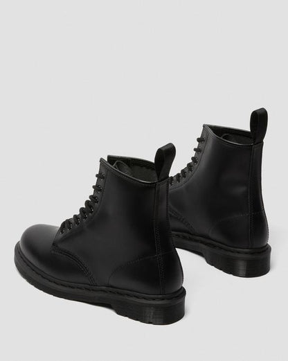 1460 Mono Smooth Leather Lace Up Boots - Black - Mens