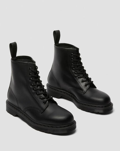 1460 Mono Smooth Leather Lace Up Boots - Black - Mens