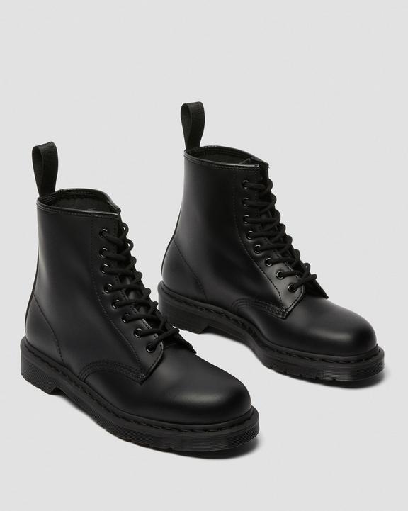 1460 Mono Smooth Leather Lace Up Boots - Black - Mens