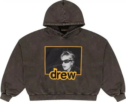 True Drew Boxy Hoodie Vintage Black