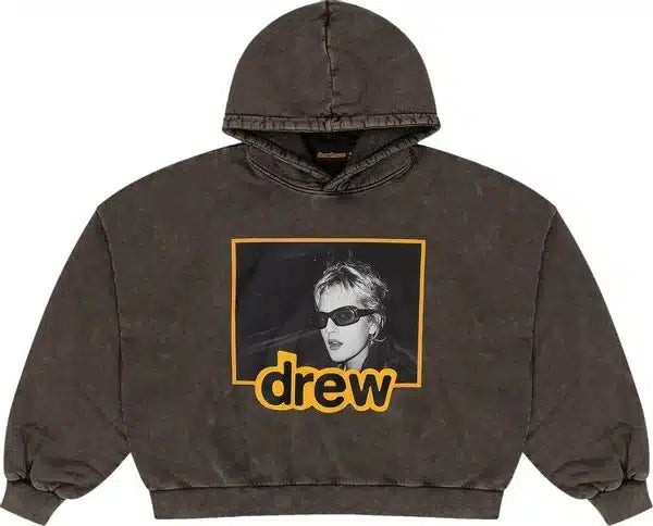 True Drew Boxy Hoodie Vintage Black