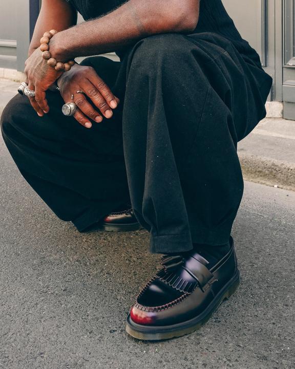 Dr Martens Adrian - Cherry Red Arcadia