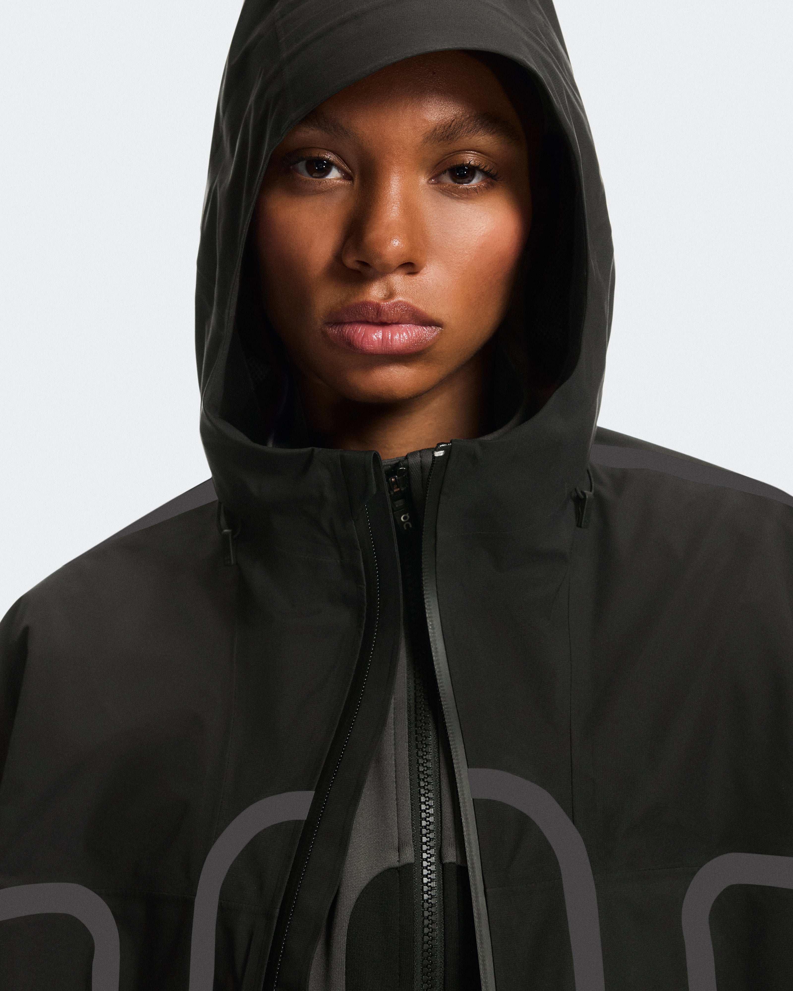 On Waterproof Jacket Ikon Black