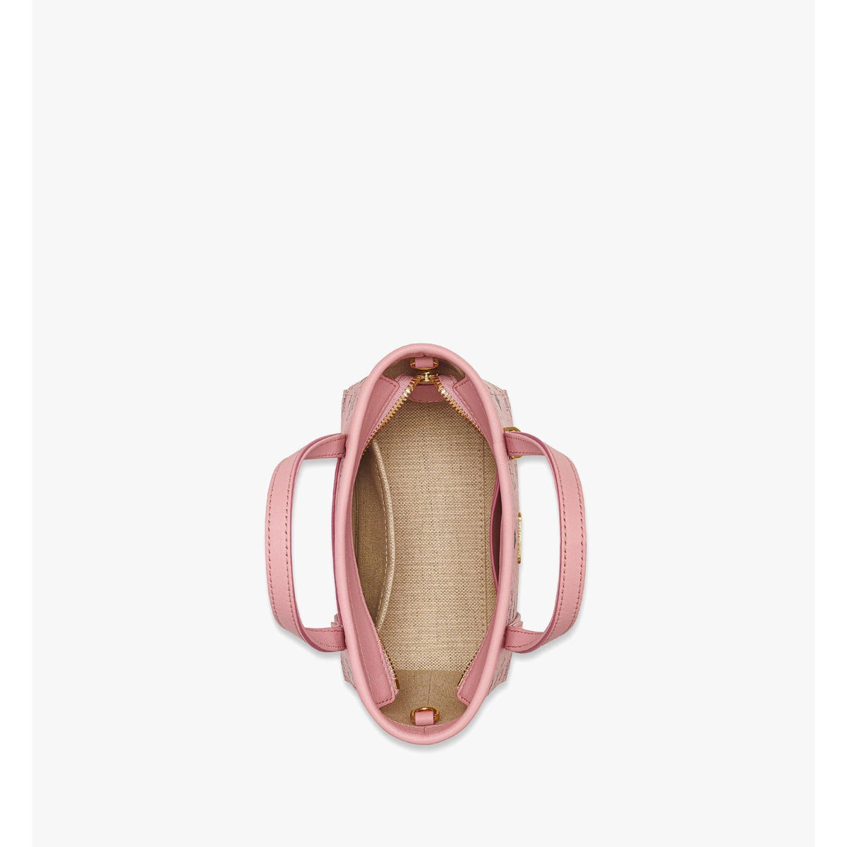 MCM X-Mini Toni Top-Zip Shopper in Visetos