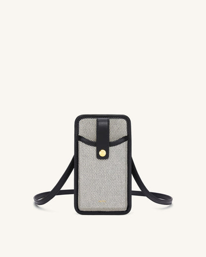 Jw Pei Aylin Canvas Phone Bag Black