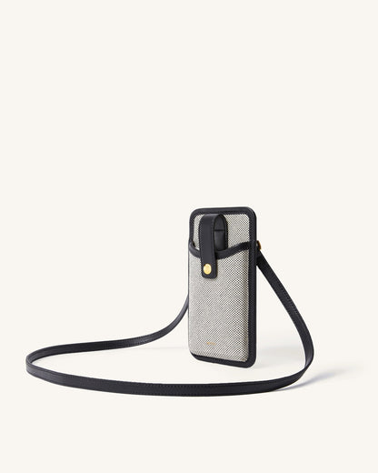 Jw Pei Aylin Canvas Phone Bag Black