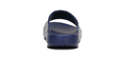 Oofos Women's Sport Slide Navy Camo