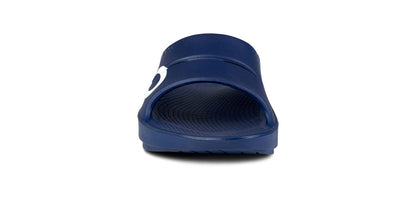 Oofos Women's Sport Slide Navy Matrix